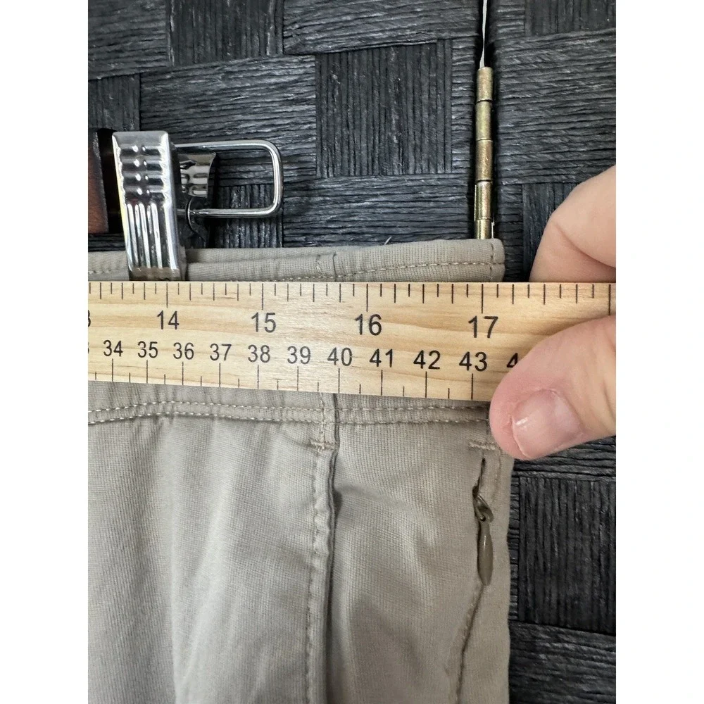 PGA Tour Mens Golf Pants Khaki 34 x 30 Stretch Straight Leg